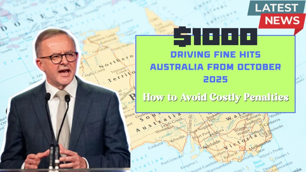 New $1,000 Driving Fine in Australia from October 2025