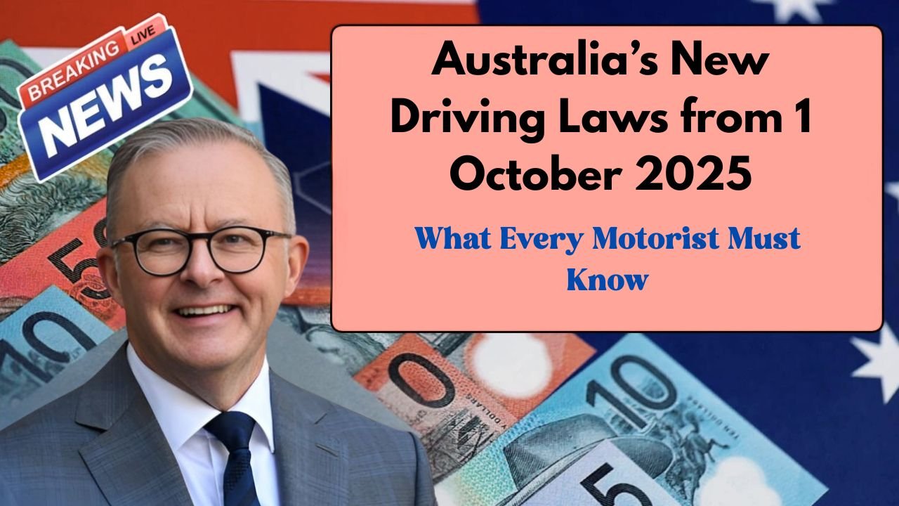 Australia’s New Driving Laws from 1 October 2025