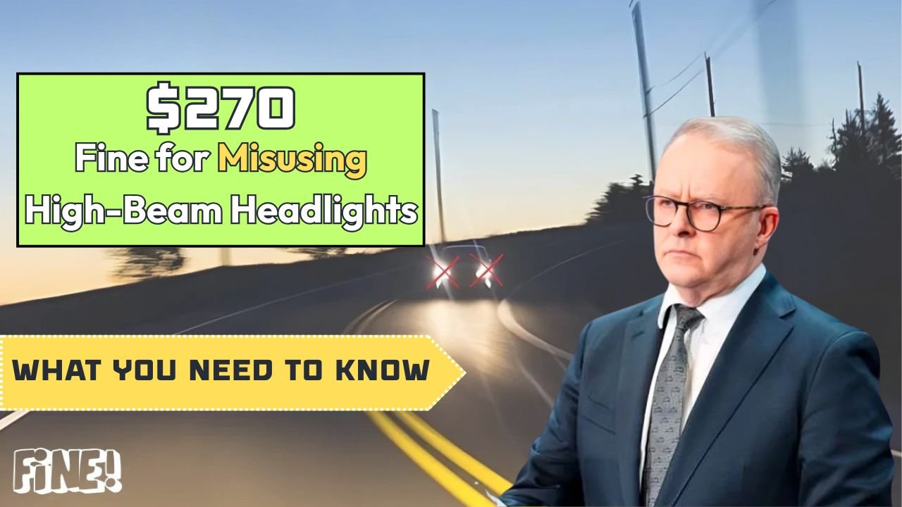 $270 Fine for Misusing High-Beam Headlights